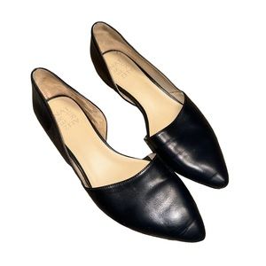 Naturalizer Womens Samantha Comfortable Pointed Toe D'Orsay Slip On Ballet Flat